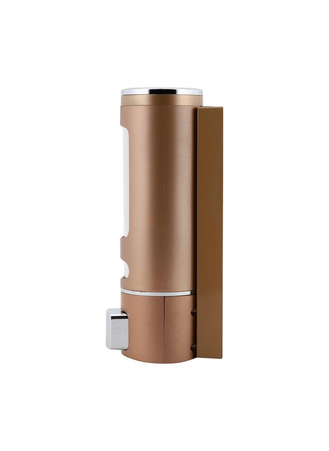 Kkd KKD® ABS Plastic Wall Mounted Cylindrical Soap Dispenser, Leak-Free Multipurpose Liquid Dispenser for Hand Wash,Shampoo, Gel Dispenser for Bathroom/Basin/Kitchen Sink (Rose Gold, 400 ml) (Pack of 3)  - Image 5