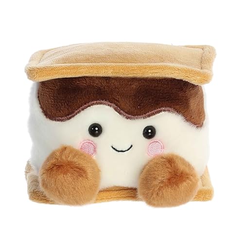 Aurora® Adorable Palm Pals™ Toastee S'More™ Stuffed Animal - Pocket-Sized Play - Collectable Fun - Brown 5 Inches - Image 1
