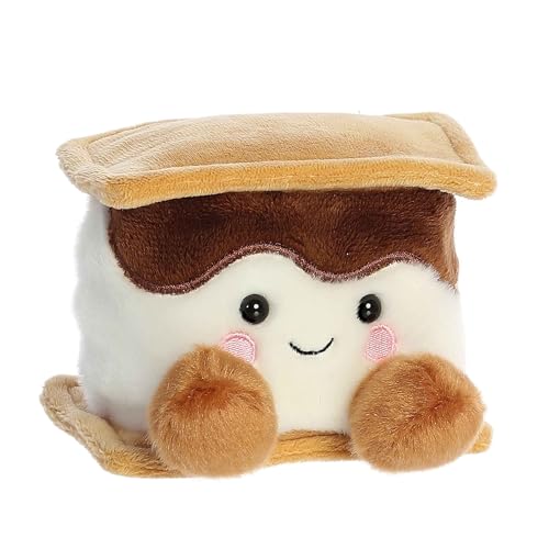 Aurora® Adorable Palm Pals™ Toastee S'More™ Stuffed Animal - Pocket-Sized Play - Collectable Fun - Brown 5 Inches - Image 2