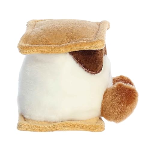 Aurora® Adorable Palm Pals™ Toastee S'More™ Stuffed Animal - Pocket-Sized Play - Collectable Fun - Brown 5 Inches - Image 3
