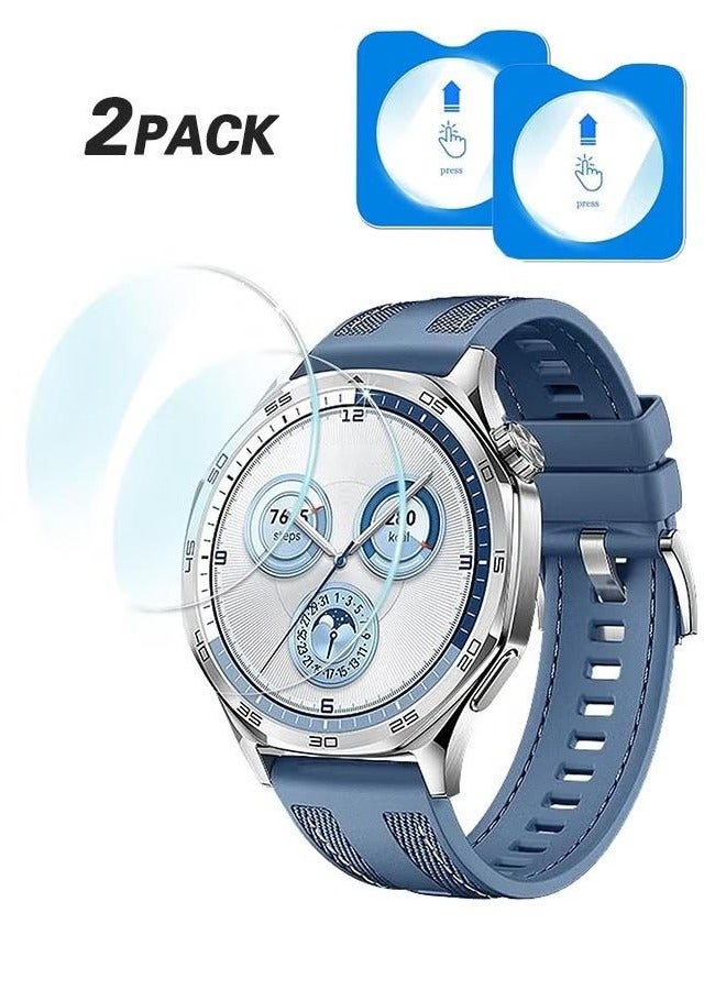 2 Pack Huawei Watch GT5 Pro 42MM Screen Protector, Tempered Glass with Alignment Stickers, Scratch-Resistant, HD, Ultra-Thin, Easy to Install, Full Coverage Protection for 42mm Watch Perfect - Image 1