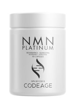 Codeage Liposomal NMN Supplement, Nicotinamide Mononucleotide, NAD precursor, Resveratrol, Betaine Anhydrous TMG, Riboflavin, Vitamin B12 & Quercetin, Non-GMO Liposomal Matrix Vegan Blend, 90 Capsules  - Image 1