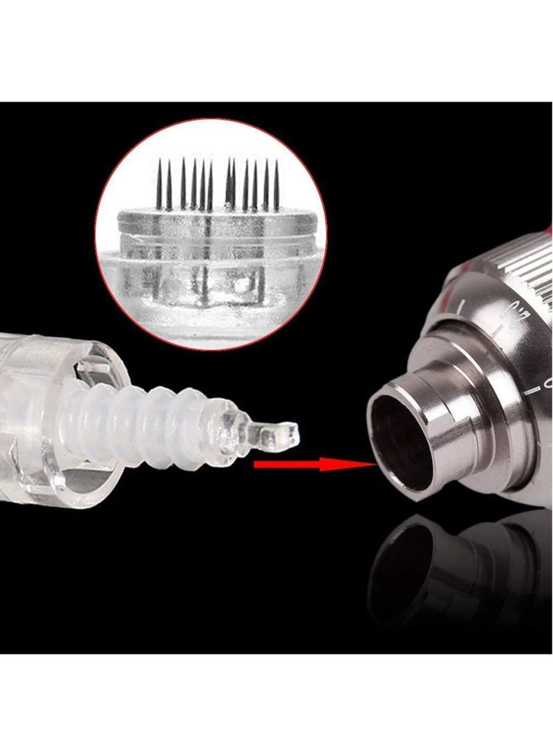Dr.pen 10Pcs 12 Pins Cartridges Replacement for M5 M7 N2 E30 Derma pen  - Image 5