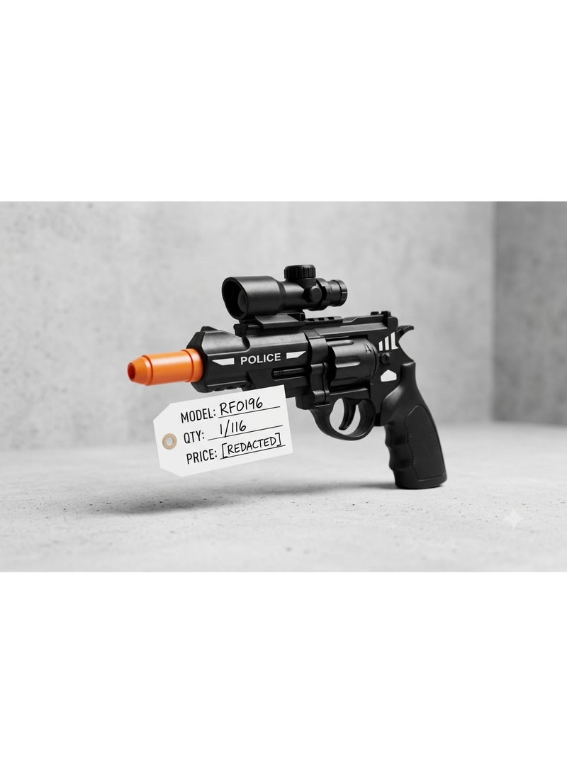 Kids' Toy Gun Revolver with Scope - Police Model RF0196