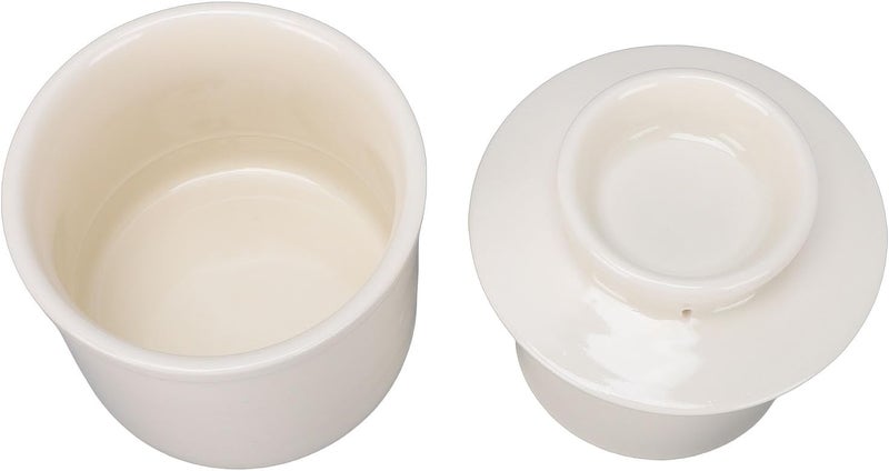Butter Crock, Ceramic Butter Keeper with Sealed Design for Storage, 350ML Capacity, Elegant Kitchenware for Countertop, Dishwasher Safe - Image 4