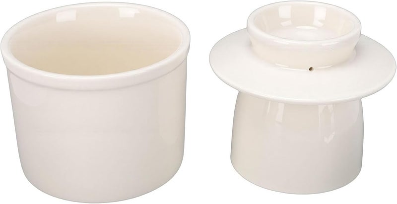 Butter Crock, Ceramic Butter Keeper with Sealed Design for Storage, 350ML Capacity, Elegant Kitchenware for Countertop, Dishwasher Safe - Image 1