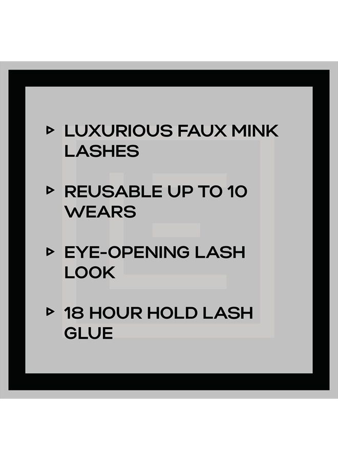 EYLURE False Lashes, Luxe Silk Marquise with Adhesive Included, 3 Pair - Image 4