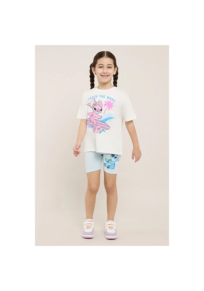أر أند بي Angel & Stitch Print Clothing Set