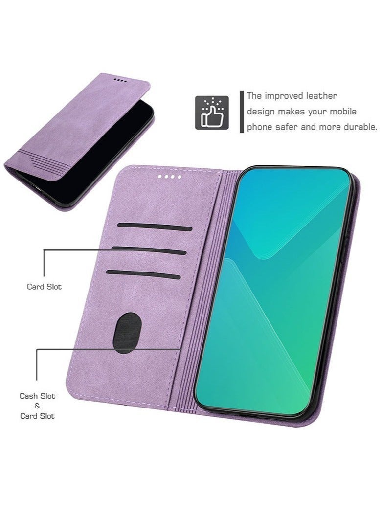 DUNISO For iPhone 14 Pro Max 6.7" Leather Wallet Case, Business Flip Case with RFID Blocking, Folio Cover with 4 Credit Card Holder, Shockproof Case with Stand, Flip Cover for Apple 14 Pro Max 5G Phone Case - Image 3