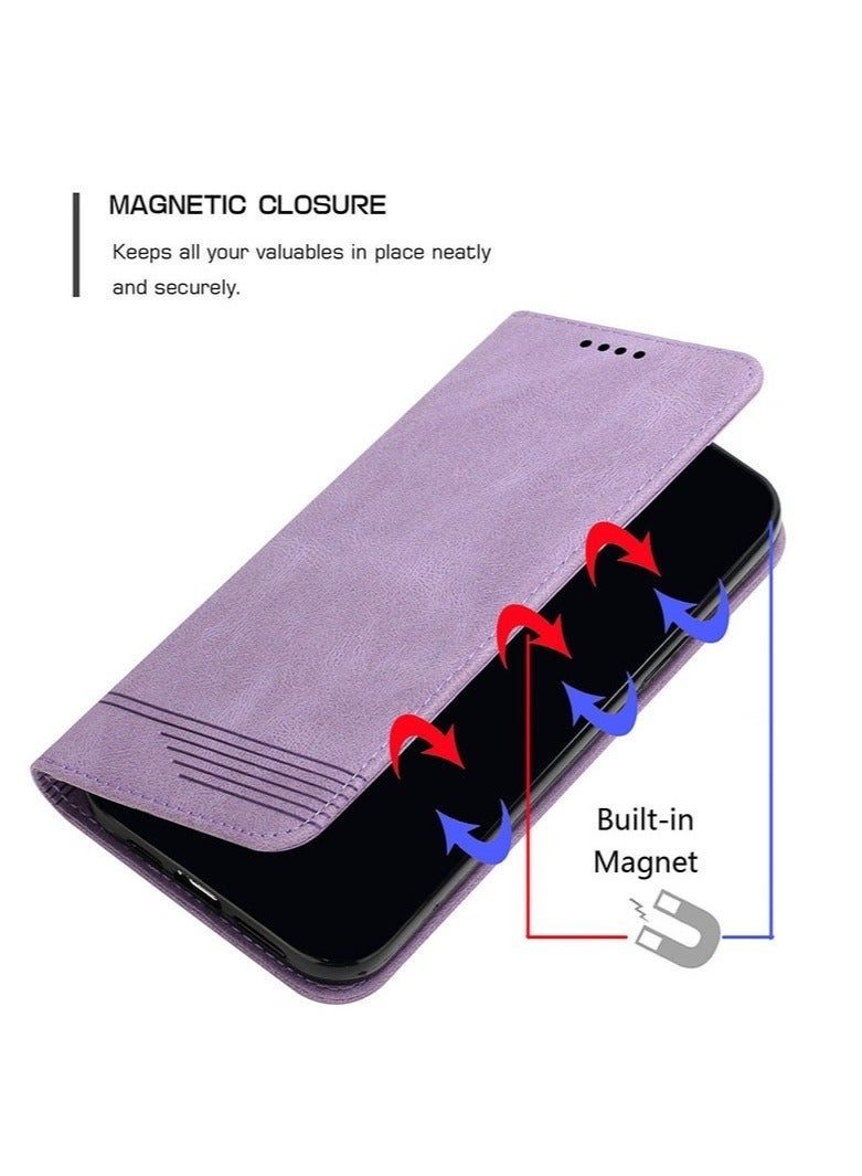 DUNISO For iPhone 14 Pro Max 6.7" Leather Wallet Case, Business Flip Case with RFID Blocking, Folio Cover with 4 Credit Card Holder, Shockproof Case with Stand, Flip Cover for Apple 14 Pro Max 5G Phone Case - Image 4