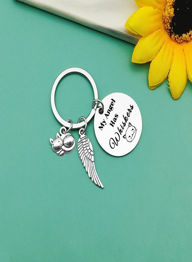 Baipilu Pet Memorial Keychain Gifts Keyring Gift for Loss of Cat In Memory of Cat Pet Jewelry Sympathy Gifts for Cat Lover Family Remembrance Condolences Gift for Women Men Cat Lovers Friends Sister - Image 4