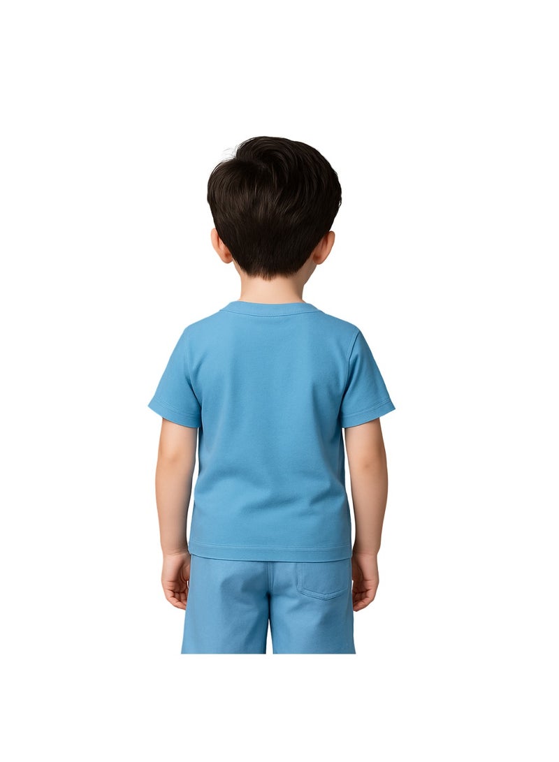 Printshop4me Kids Round Neck boys T Shirt 170 GSM Pure Cotton Basic Colors - Image 5