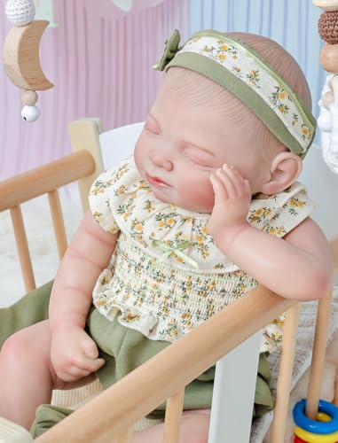 Cloveray Baby Doll 20 Inch Reborn Baby Dolls Realistic Lifelike Newborn Real Life Baby Dolls with Accessories Gift for 3 Year Old Girls Pretend Play Collection - Image 1