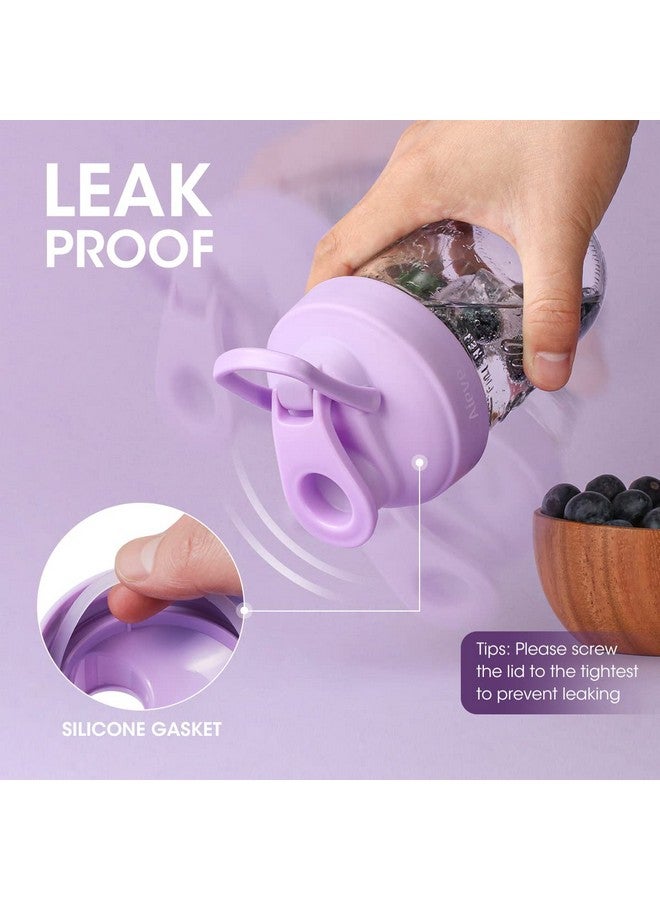 Aieve Mason Jar Lids, 4 Pack Wide Mouth Mason Jar Pour Spout Lid, Canning Lids with Flip Top Lid, Leak-Proof - Image 3