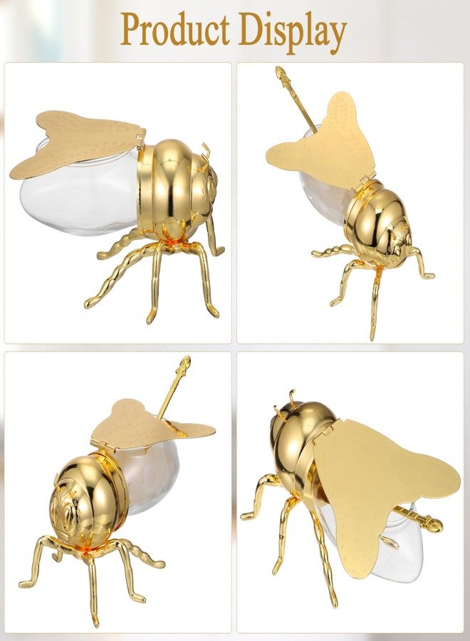 توي اند اونا وعاء ملح على شكل نحلة من توياندونا مع غطاء، كوب سكر مزخرف، حاوية توابل متعددة الاستخدامات للمطبخ وطاولة الطعام والتخزين - Image 5