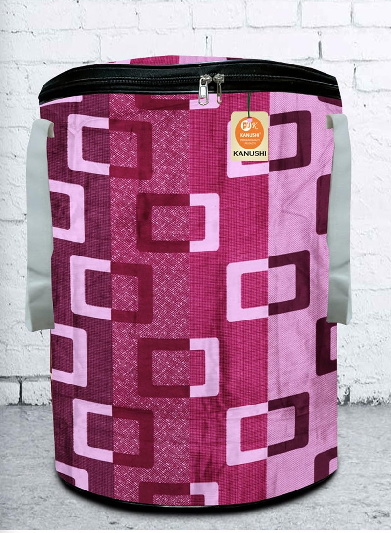 KANUSHI Industries® Designer Laundry Bag (Purple -colour)(LB-WINE-BOX-01) - Image 1