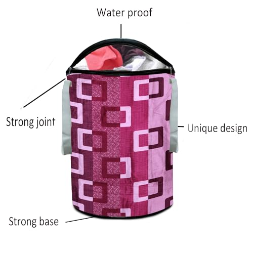 KANUSHI Industries® Designer Laundry Bag (Purple -colour)(LB-WINE-BOX-01) - Image 5