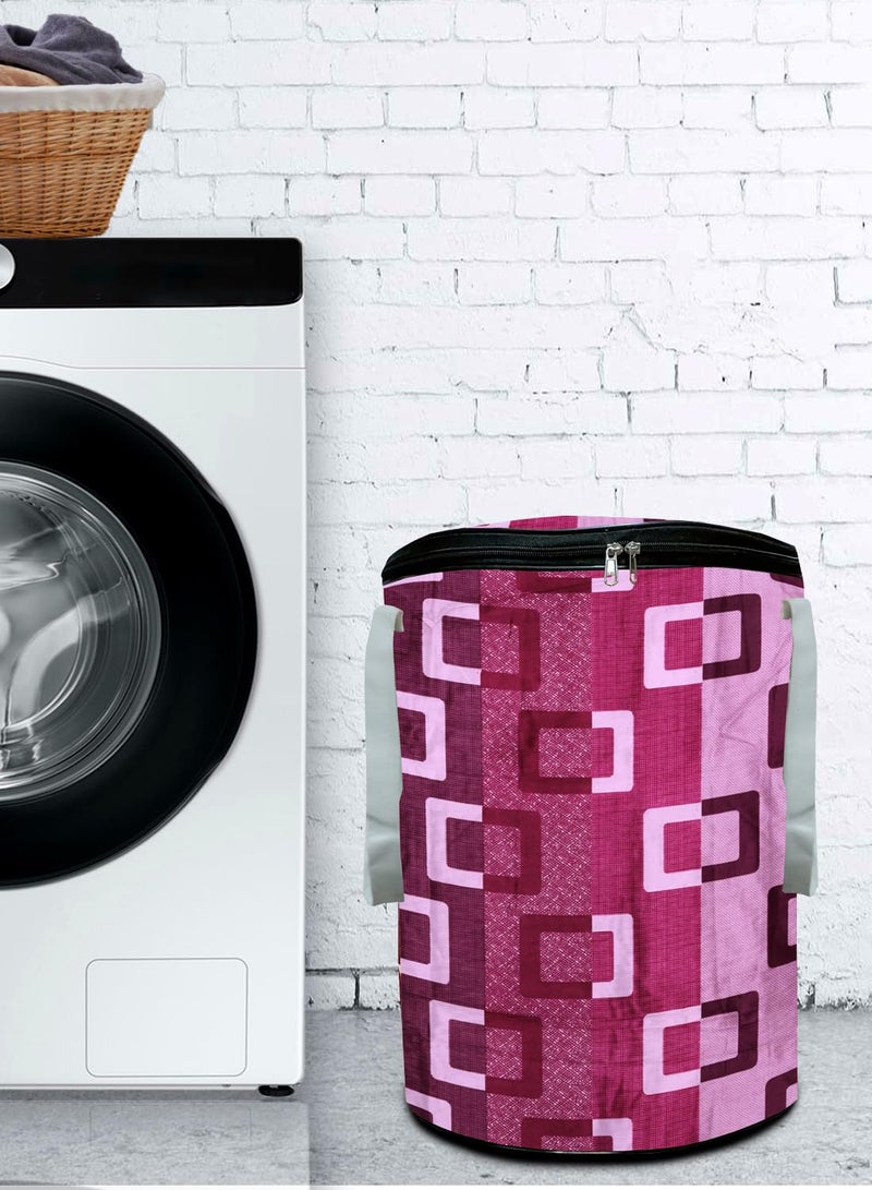 KANUSHI Industries® Designer Laundry Bag (Purple -colour)(LB-WINE-BOX-01) - Image 3