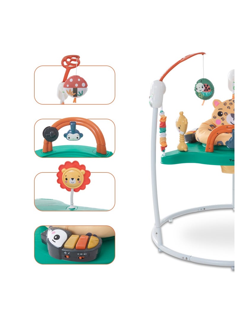 TEKNUM Baby Activity Jumper with Music and Toys - White - Image 4