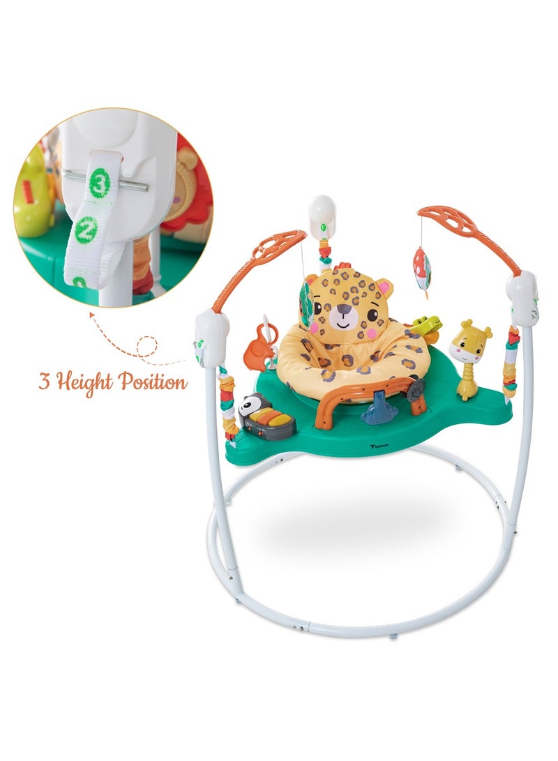 TEKNUM Baby Activity Jumper with Music and Toys - White - Image 3