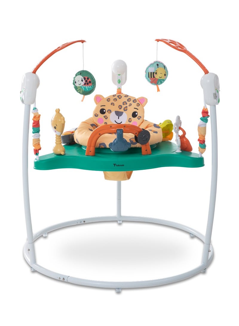 TEKNUM Baby Activity Jumper with Music and Toys - White - Image 1