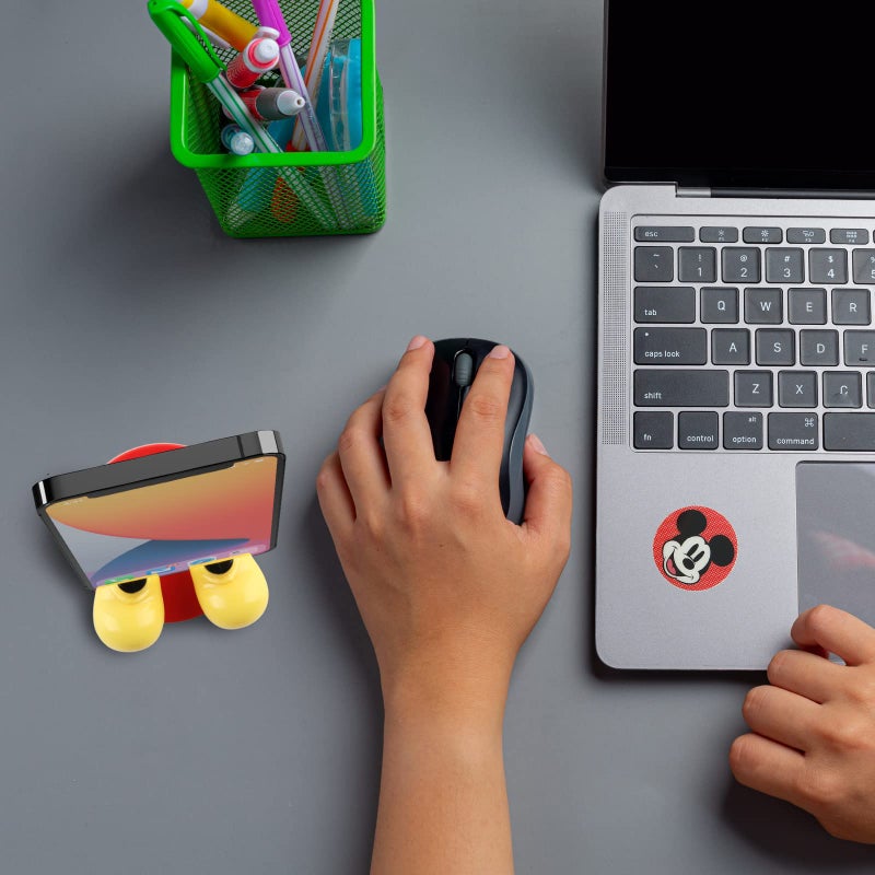 Disney Mickey Mouse and Friends Feet Cell Phone Stand with Bonus Decal Sticker- Cell Phone Holder for Home/Office-Universal Desk Phone Stand Compatible with Android/iPhone and More (Red) - Image 5