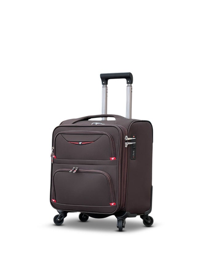 ZAAPPY Pilot Carry-On Cabin Luggage – 20 Inch Trolley Bag for 2-3 Days Business Trips, Lightweight Nylon Suitcase with 4 Spinner Wheels, 10 KG Capacity - Image 1