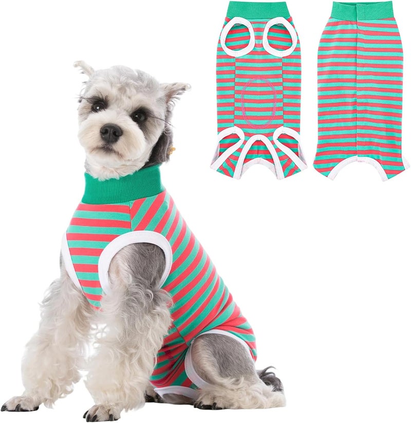 Coppthinktu Dog Surgery Recovery Suit for Dogs Cat Dog Onesie, Dog Recovery Suit Female for Small Medium, Pet Surgical Neuter Post-Surgery Suit E-Collar Alternative Anti Licking Abdominal Wounds - Image 1