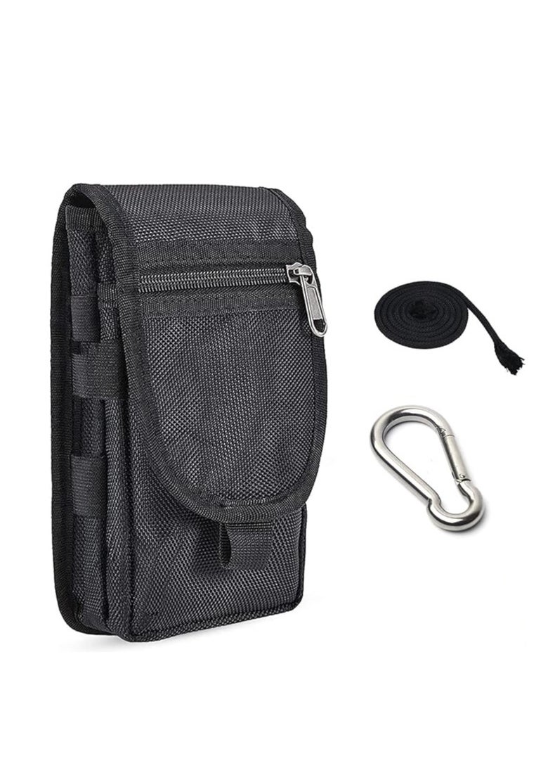 Excefore - Double Pocket Phone Holster Belt Phone Bag Multi Purpose Tool For Work Hiking Camping - Image 1