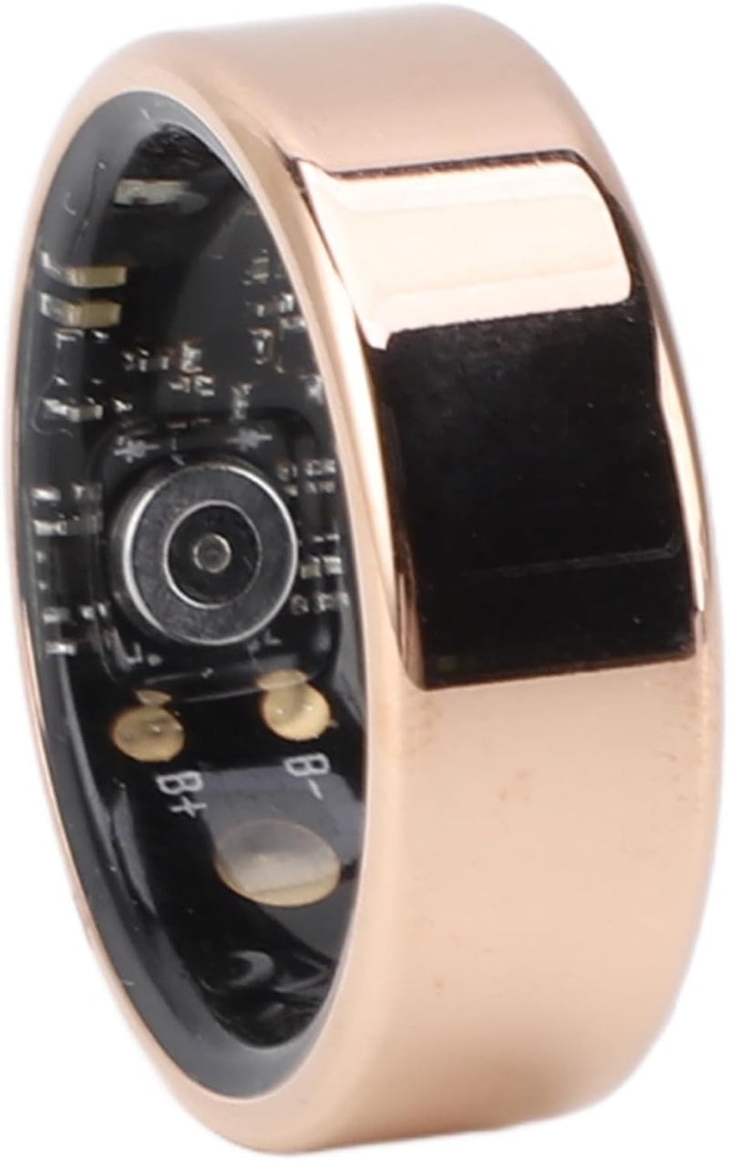 Smart Fitness Ring, Stylish Fitness Tracker Ring with Gold Pedometer for Sports - Image 4