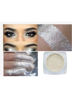 Phoera ® Pigment Eyeshadow Palette Metallic Shimmer Glitter Loose Powder Eye Shadow Makeup (311 Silver)  - Image 1
