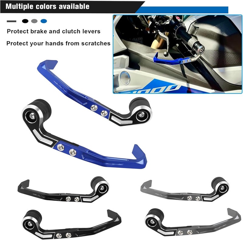 HAONEL Brake Clutch Lever Guard for M1000RR S1000RR (2019-2025) - CNC Aluminum Motorcycle Handlebar Protector (Titanium) - Image 4