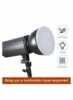 Y&D 4 Pack Diffuser Light Cover Soft White Lamp Sock 7 inch/18cm Standard Cloth Lampshade for Sparkler Reflectors Strobe Flash LED Video Lights  - Image 3