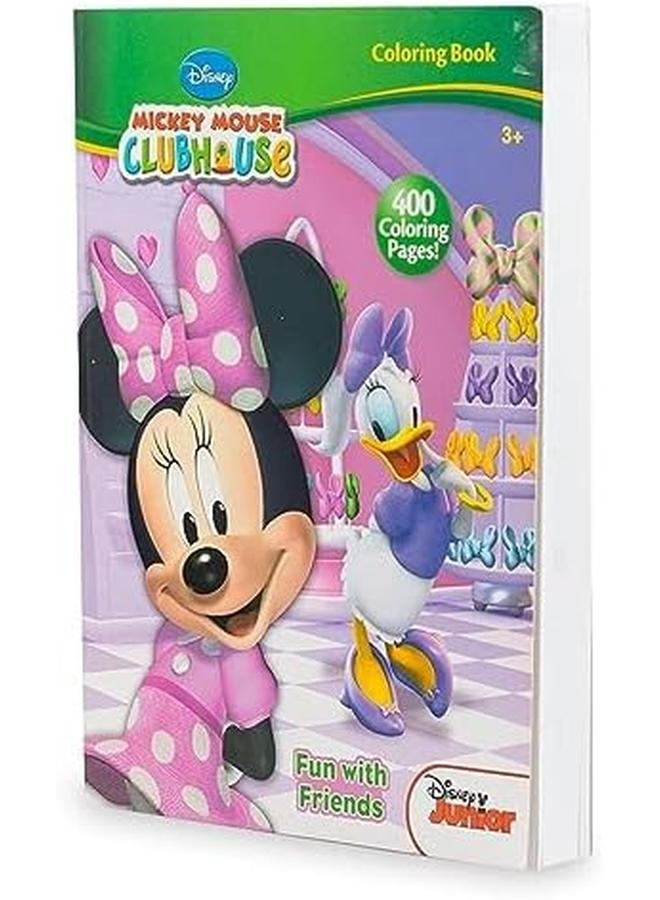 فيرست كيد كتاب تلوين ميكي ماوس كلوب هاوس مع الأصدقاء مكون من 400 صفحة - Image 2