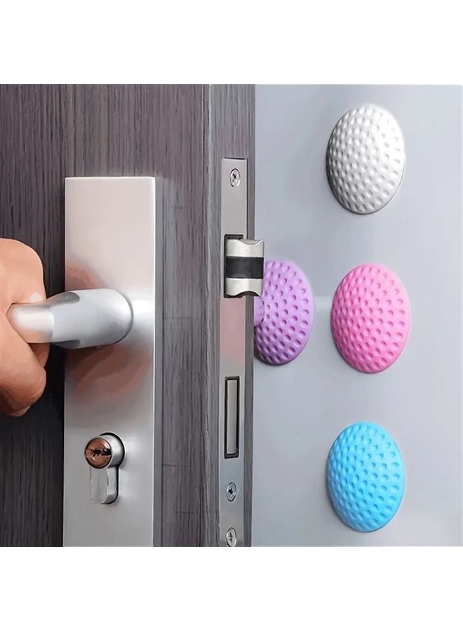 2 Pcs Blue Anti Collision Door Pad Thick Wall Protection Silent And Stylish - Image 1