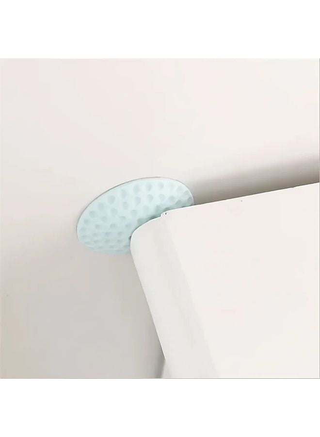 2 Pcs Blue Anti Collision Door Pad Thick Wall Protection Silent And Stylish - Image 4