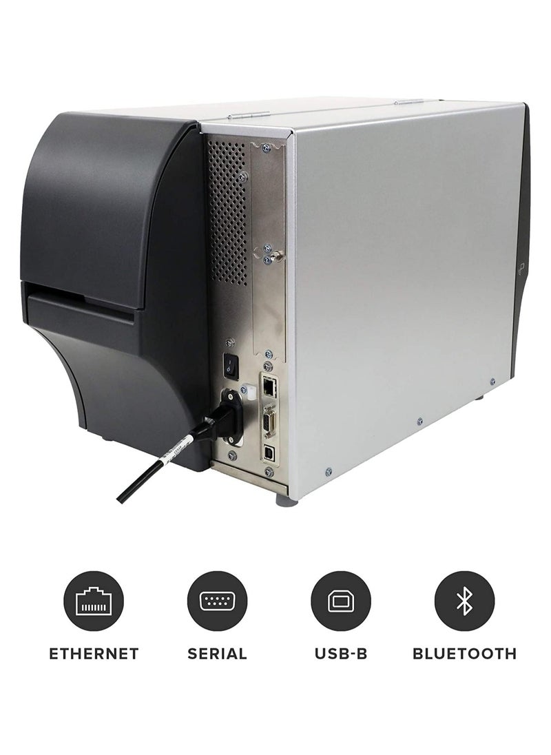 ZEBRA Zebra ZT411 Industrial Barcode Label Printer, 300 dpi, 4-inch Width, Thermal Transfer & Direct Thermal, USB/Ethernet/Bluetooth/Serial Connectivity – 14 IPS  - Image 3