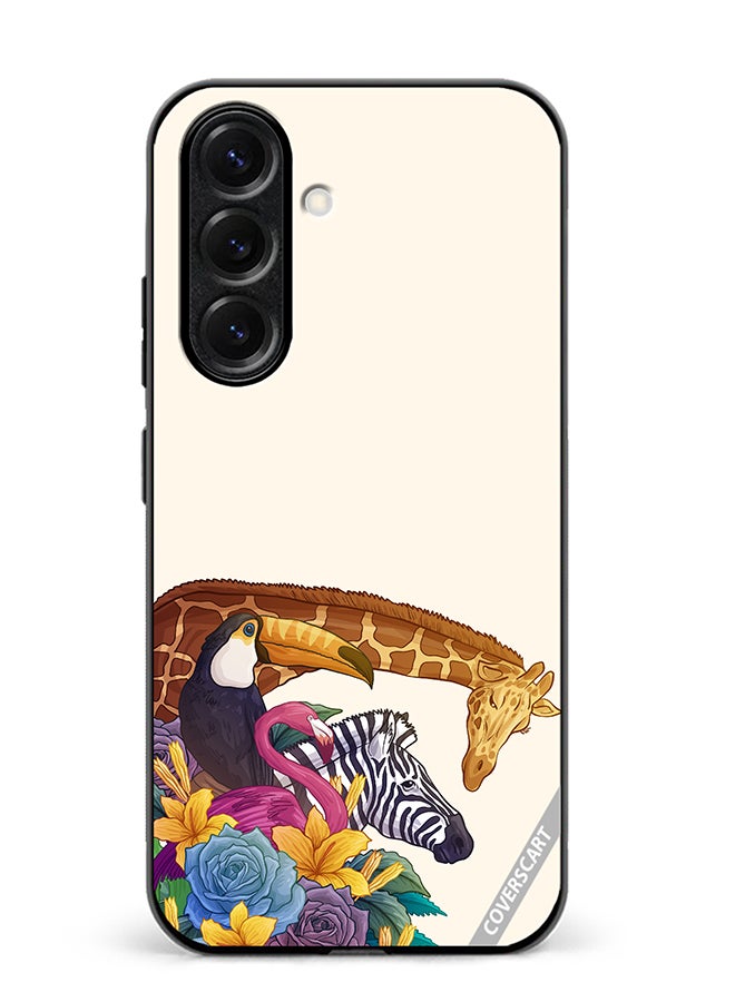 VR CREATIVE Protective Case Cover For Samsung Galaxy S25 Wild Animals Design Multicolour