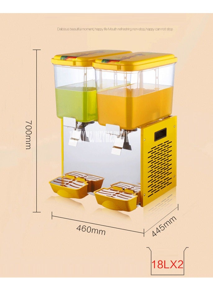 Automatic Beverage Machine, Dual-Cylinder  Cold Juice Machine, Mixing Milk Tea Machine, Self-Service Cold Ice Tea Juice Machine, Stainless Steel with Thermostat,2, cold  - Image 2