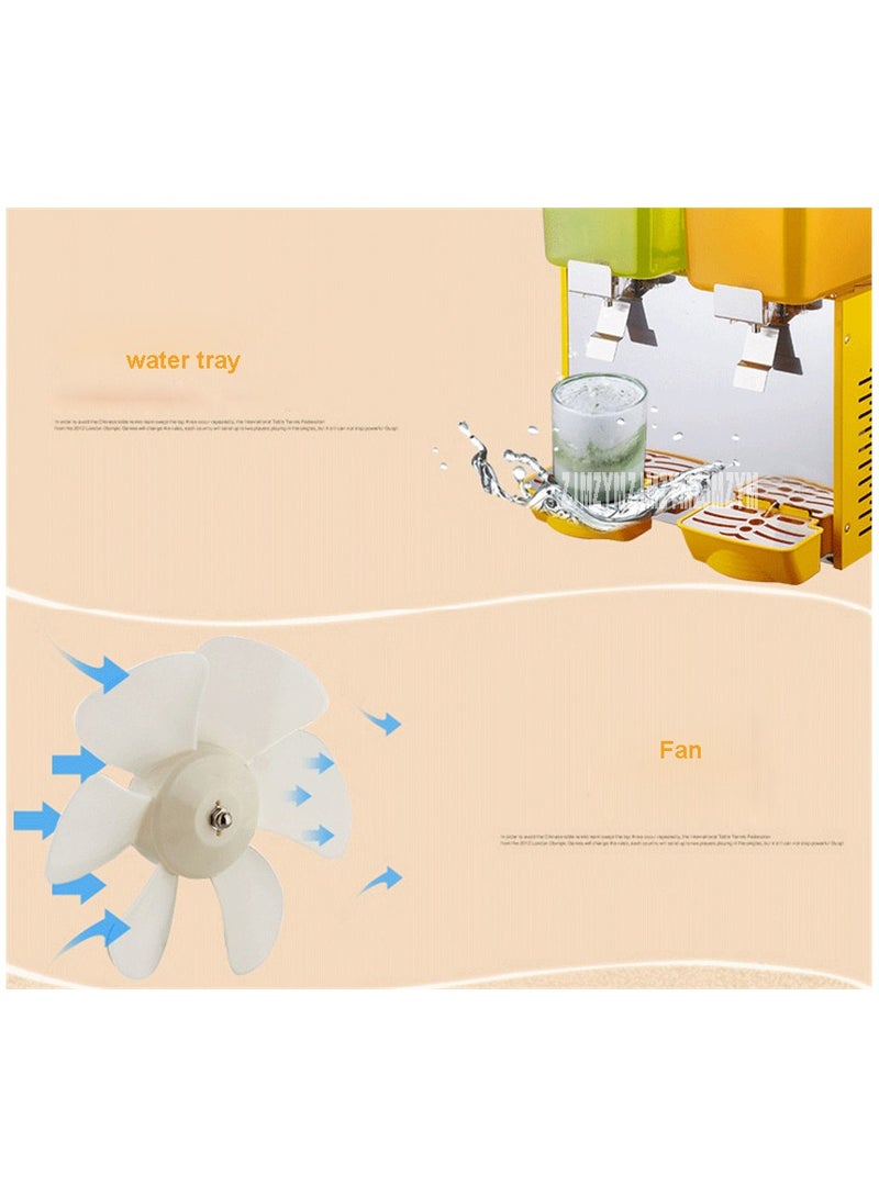 Automatic Beverage Machine, Dual-Cylinder  Cold Juice Machine, Mixing Milk Tea Machine, Self-Service Cold Ice Tea Juice Machine, Stainless Steel with Thermostat,2, cold  - Image 3