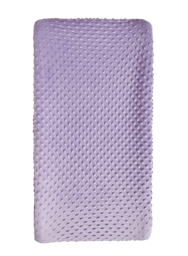 DONOMILO Changing Pad Cover Super Soft Dots Skin-Friendly Breathable Wipeable Changing Table Sheets for Baby Boy and Baby Girl (Lavender) - Image 1