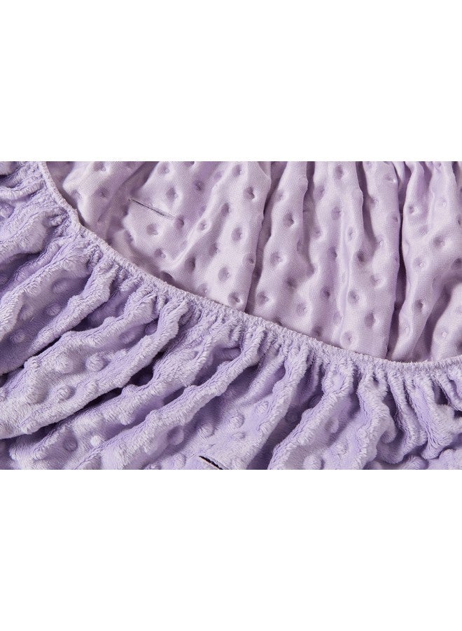DONOMILO Changing Pad Cover Super Soft Dots Skin-Friendly Breathable Wipeable Changing Table Sheets for Baby Boy and Baby Girl (Lavender) - Image 4