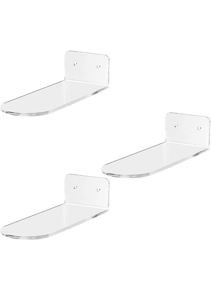 Kd Retail Kd Retail Shoe Rack Stand organizor Space Saver for Home Shop Wall Mounted Shelf Shoe Rack Display Holder 4 inch Transparent Shoe Stand 4 inch Length Pack of 12  - Image 3