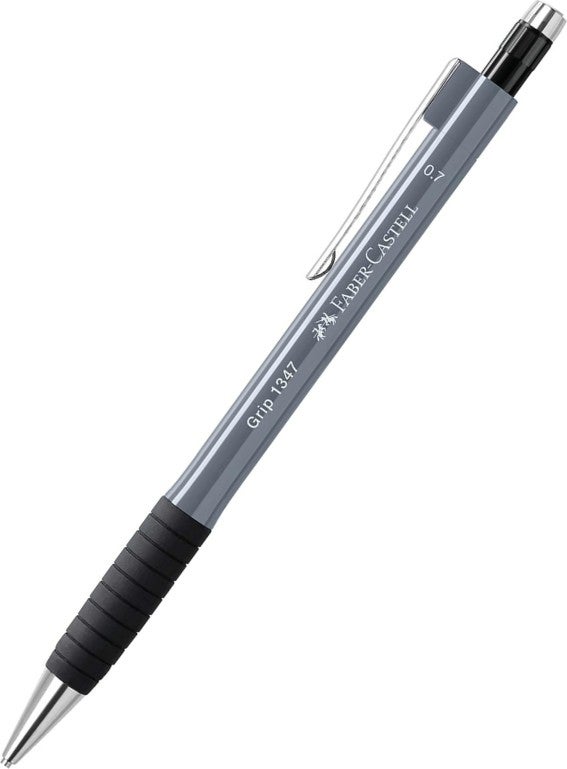 Faber Castell Grip 2022 1347 0.7 mm Mechanical Pencil – Gray