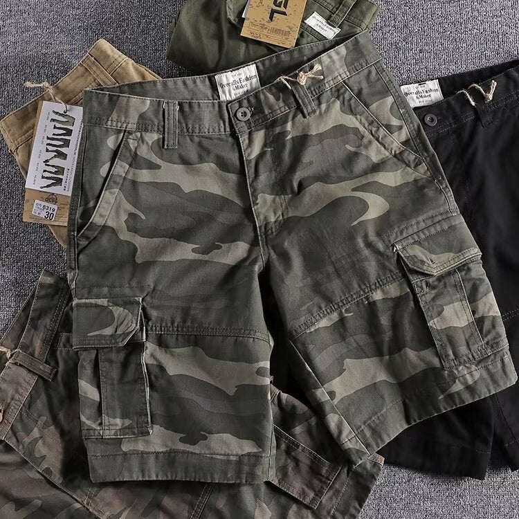 Men's Camo Cargo Shorts - Image 1