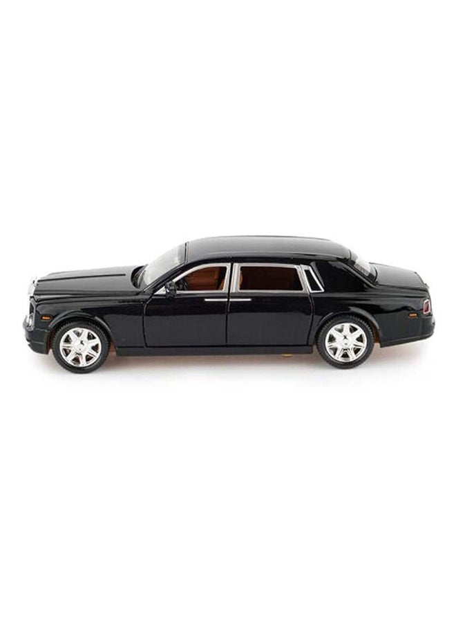 زد اكس زد Rolls Royce Phantom Metal Toy Car Realistic Detailing Unique Design Durable Black 6.3x15x4cm - Image 2