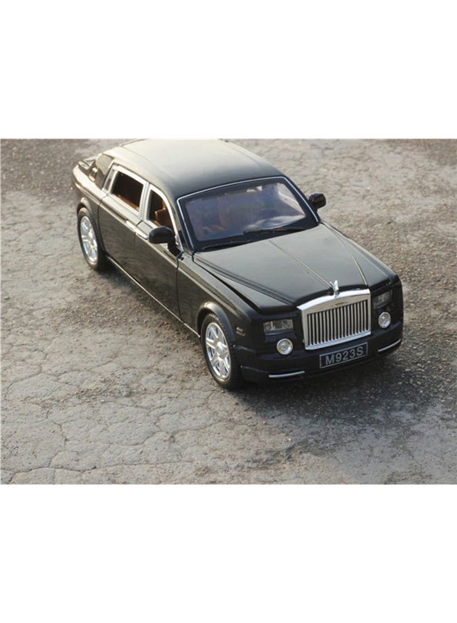 زد اكس زد Rolls Royce Phantom Metal Toy Car Realistic Detailing Unique Design Durable Black 6.3x15x4cm - Image 3