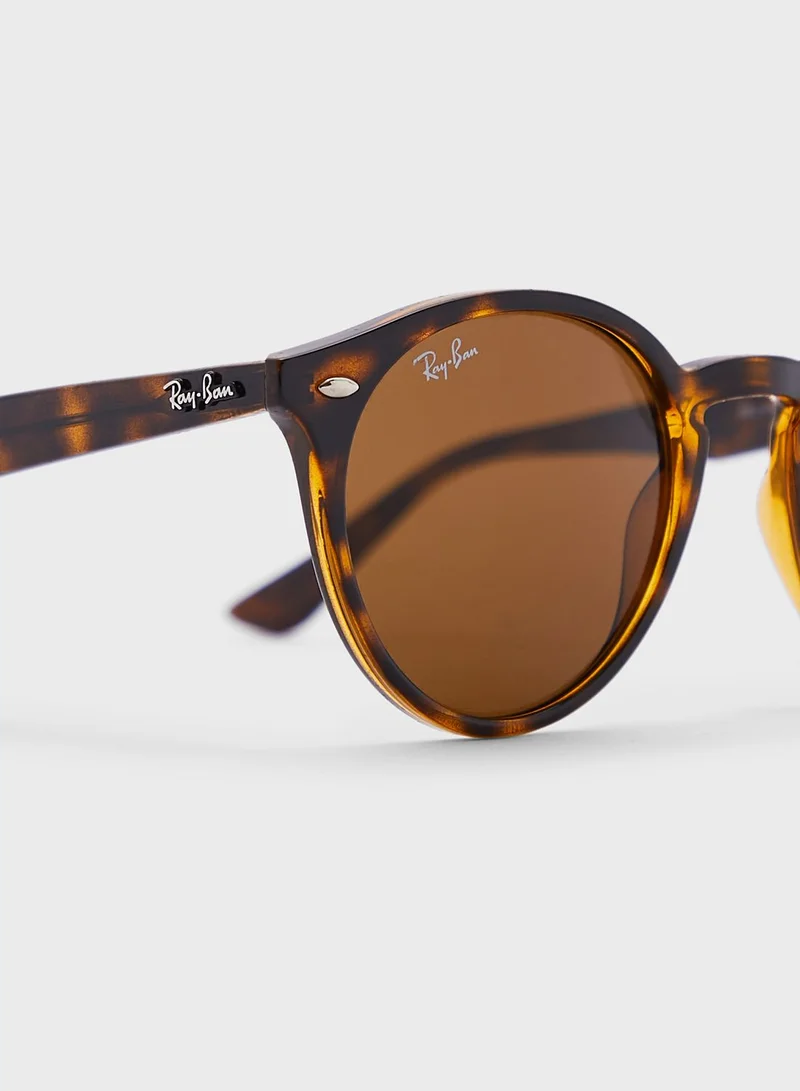 Ray-Ban 0Rb2180 Round Sunglasses