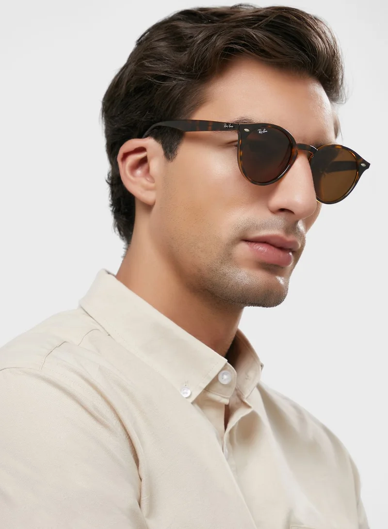 Ray-Ban 0Rb2180 Round Sunglasses