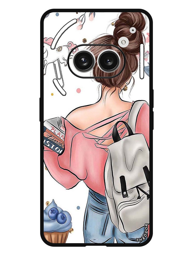 Theodor Protective Case Anti Scratch Shock Proof Bumper Cover For Nothing Phone (2A) Plus - Nothing Phone (2A) School Girl - Image 1